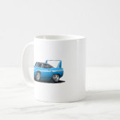 Mug Voiture 1970 de bleu de Plymouth Superbird (Devant gauche)