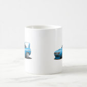 Mug Voiture 1970 de bleu de Plymouth Superbird (Centre)