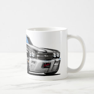 Mug Voiture 1970 Noir-Blanche de Chevelle