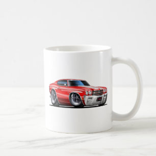 Mug Voiture 1970 Rouge-Blanche de Chevelle