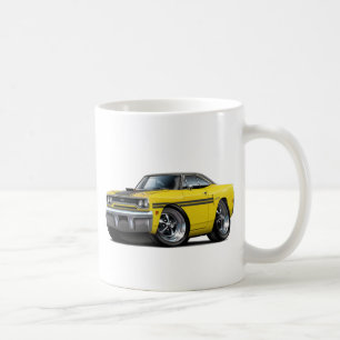 Mug Voiture 1970 supérieure Jaune-Noire de Plymouth