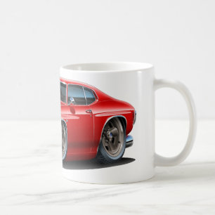 Mug Voiture 1971-72 Rouge-Noire de Chevelle