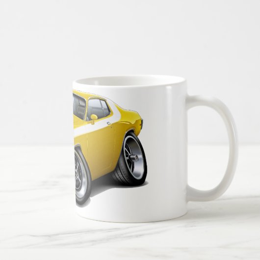 Mug Voiture 1973-74 Jaune-Blanche de Roadrunner (Droite)