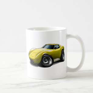 Mug Voiture 1973-76 jaune de Corvette