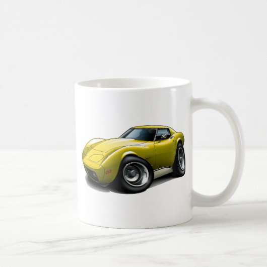 Mug Voiture 1973-76 jaune de Corvette (Droite)