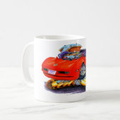 Mug Voiture 1980-82 de rouge de Corvette (Devant gauche)