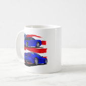 Mug Voiture 1999-04 de bleu de Corvette (Devant gauche)