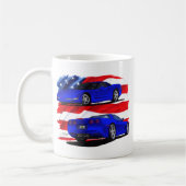 Mug Voiture 1999-04 de bleu de Corvette (Gauche)