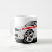 Mug Voiture 2009-11 Blanc-Rouge du challengeur droite (Devant gauche)