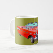 Mug Voiture ancienne 1957 de convertible de Bel Air de (Devant gauche)