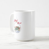 Mug Voiture ancienne dans un Noël Clair Boule (Devant gauche)