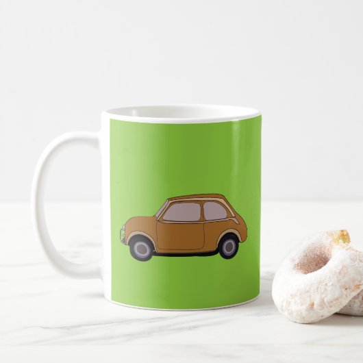 Mug Voiture Ancienne Rétro (Avec donut)