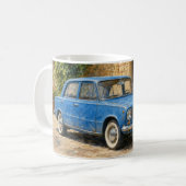Mug Voiture Ancienne sur Rue Rustique (Devant gauche)