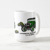 Mug Voiture antique à la retraite (Devant droit)