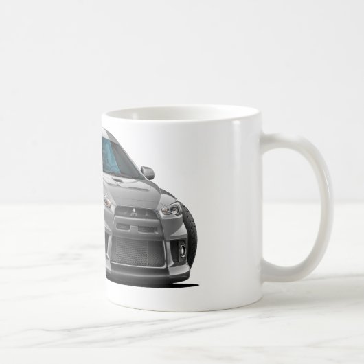 Mug Voiture argentée de Mitsubishi (Droite)