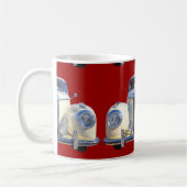 Mug Voiture blanche de luxe du benz 300 de Mercedes (Gauche)