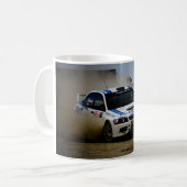 Mug Voiture blanche de rassemblement (Devant gauche)