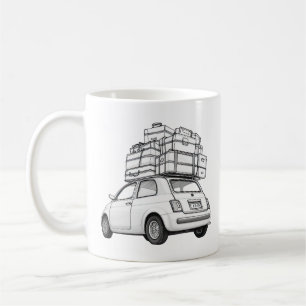 Mug Voiture blanche Fiat