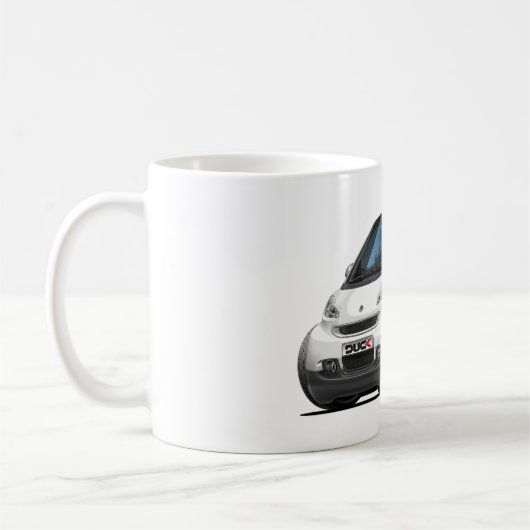 Mug Voiture blanche intelligente (Gauche)