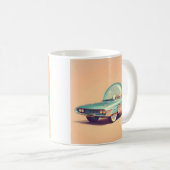 Mug Voiture Blaster à Bulle Futuriste Atomique (Devant droit)
