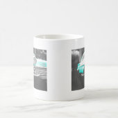 Mug Voiture classique bleu vif à chevy impala 1958 (Centre)