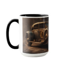Voiture Classique de Style Steampunk