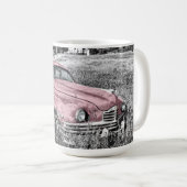 Mug Voiture classique rose (Devant droit)