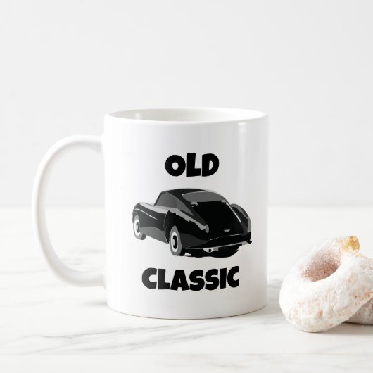 Mug Voiture classique vintage (Avec donut)