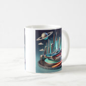Mug Voiture Coupé Atomic Futuristic Big Fins (Devant droit)