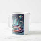 Mug Voiture Coupé Atomic Futuristic Big Fins (Devant gauche)