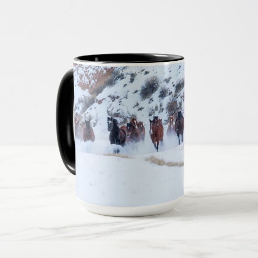 Mug Voiture Cowboy | Hideout Ranch Shell, Wyoming (Devant gauche)