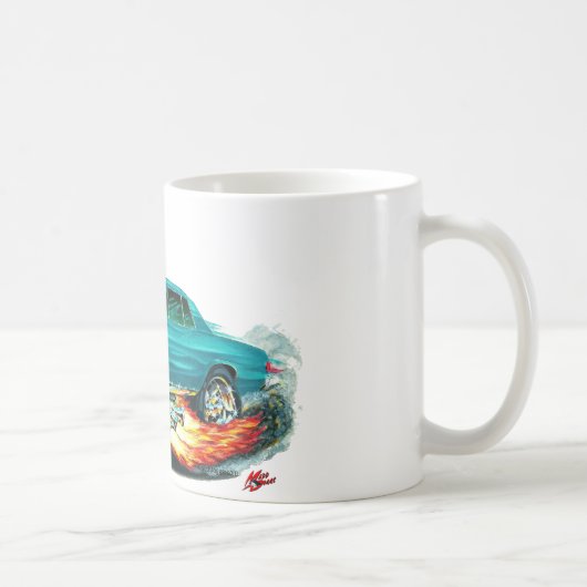 Mug Voiture de 1965 GTO Teal (Droite)