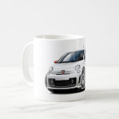 Mug Voiture de blanc de Fiat 500 Abarth (Devant gauche)