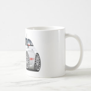 Mug Voiture de blanc de Fiat 500 Abarth