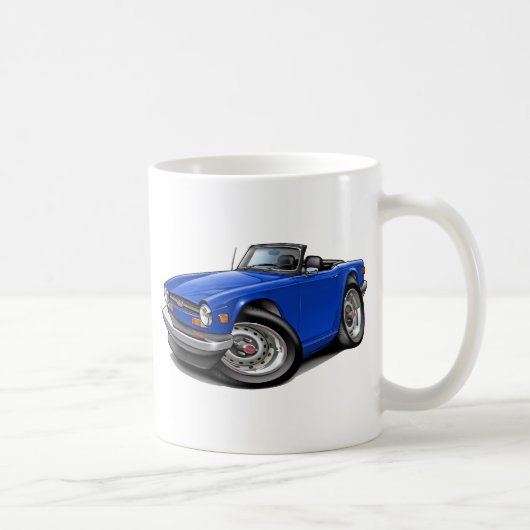 Mug Voiture de bleu de Triumph TR6 (Droite)