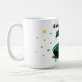 Mug Voiture de course verte de fête d'anniversaire 10 (Gauche)