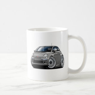 Mug Voiture de gris de Fiat 500