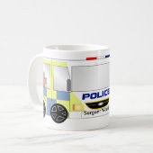 Mug Voiture de police R-U (Devant gauche)