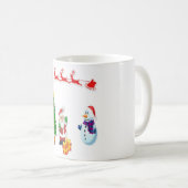 Mug Voiture de rennes père Noël (Devant droit)