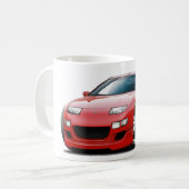 Mug Voiture de rouge de Nissan 300ZX (Devant gauche)