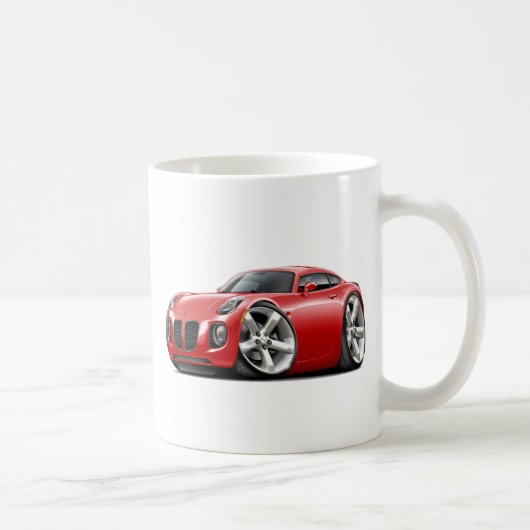 Mug Voiture de rouge de solstice (Droite)