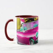 Mug Voiture de sport classique (Gauche)