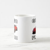 Mug Voiture de sport rouge pour les amateurs de voitur (Centre)