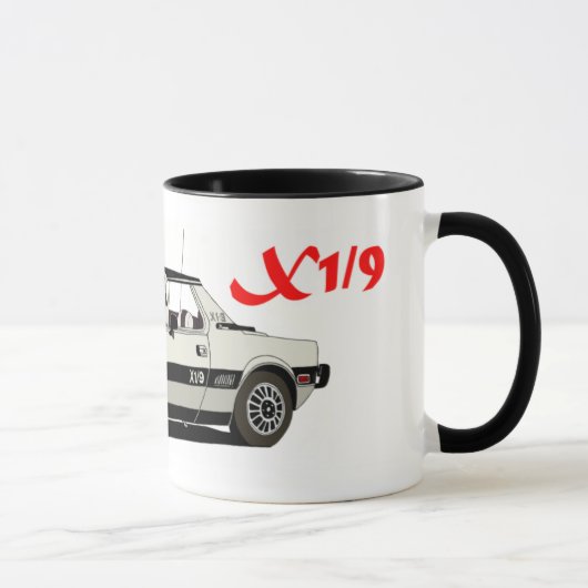 Mug Voiture de sport X1/9 (Droite)