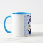 Mug Voiture de Trabant, bleu-clair, mur de Berlin (Gauche)