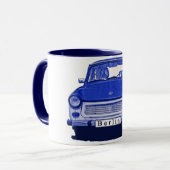 Mug Voiture de Trabant dans le bleu, Berlin (Devant gauche)