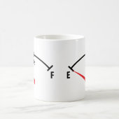 Mug voiture d'indicateur de réservoir de carburant vid (Centre)