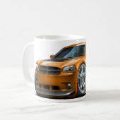 Mug Voiture d'orange de Daytona de chargeur de Dodge (Devant gauche)