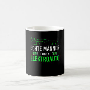 Mug Voiture Électrique Pour Les vrais Hommes Conducte