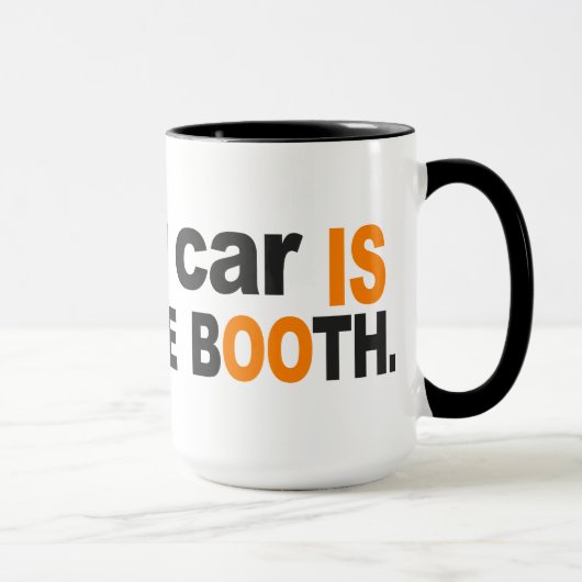 Mug Voiture en tant que Bouteille de téléphone - chois (Droite)